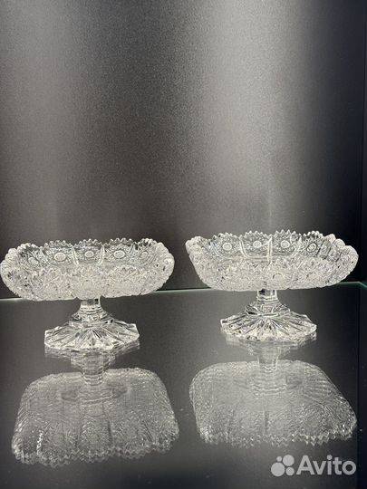 Ваза хрустальная