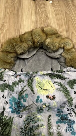 Конверт в коляску зимний