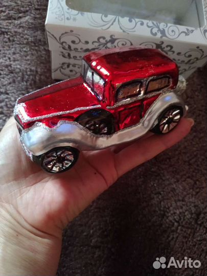 Елочные игрушки стекло