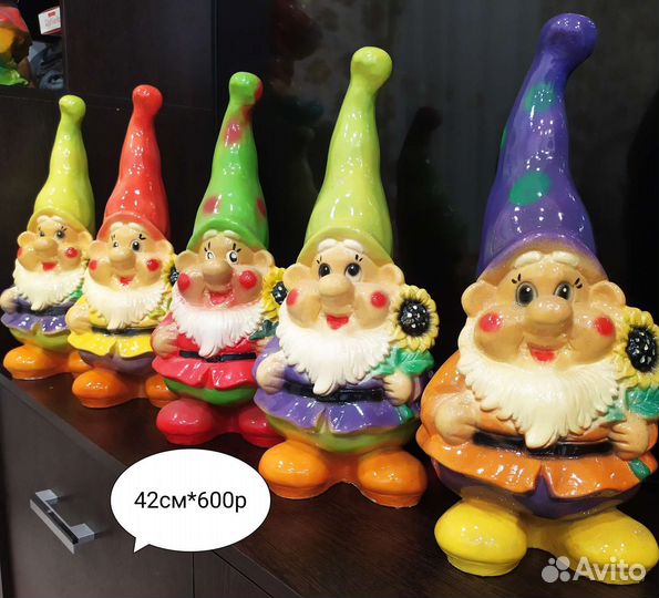 Садовые фигуры из гипса