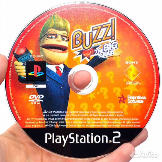 Buzz The Big Quiz, б/у (PS2)