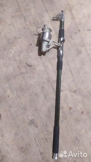 Карповое удилище D-A-M и катушка benax iso 1600