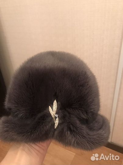 Шапка норковая женская бу