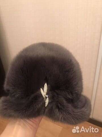Шапка норковая женская бу