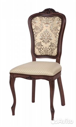 Стул Виконт (тон 317+патина чёрная/Агата серая)