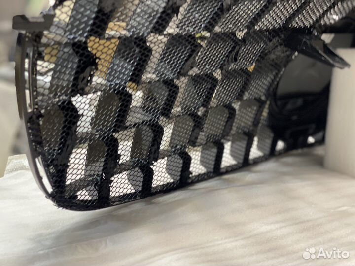 Решетка радиатора с сеткой GT gls 166 хром