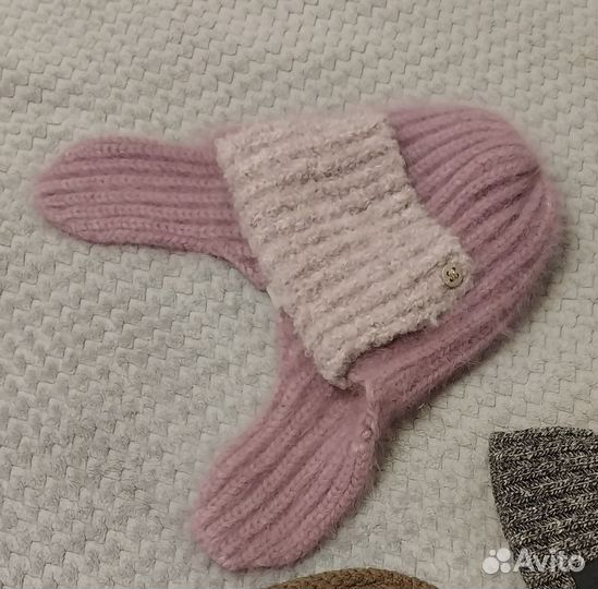 Шапка ушанка женская