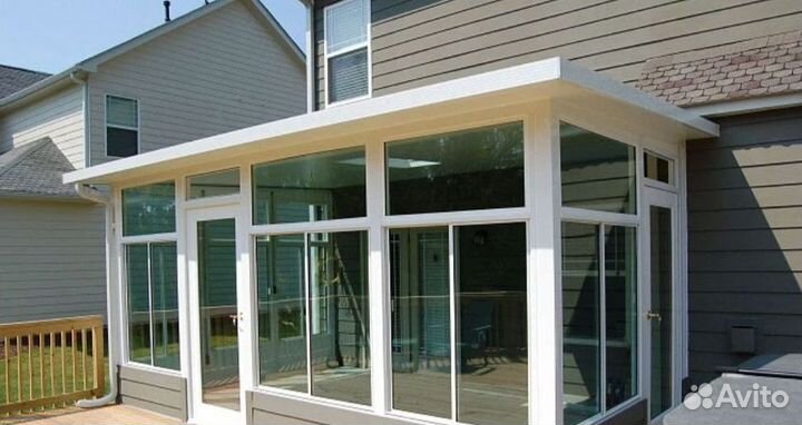 Окна на веранду