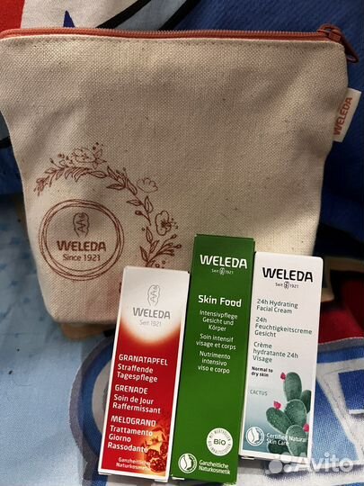Набор с косметичкой, weleda