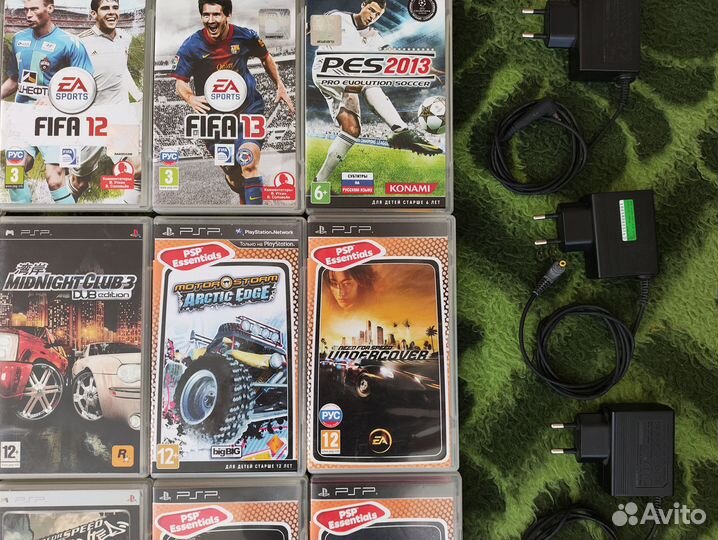 Лицензионные Спортивные Хиты и Гонки для PSP