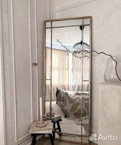 Зеркало настенное / напольное в полный рост в раме