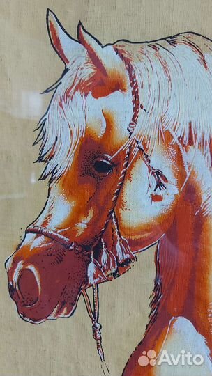 Картина на папирусе в багетной рамке