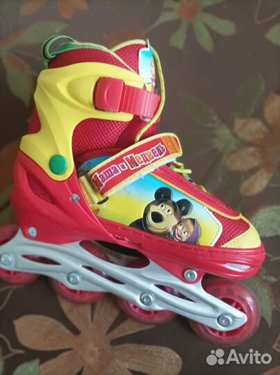 Роликовые коньки детские раздвижные