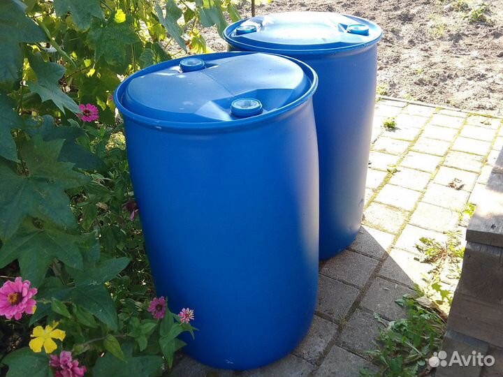 Бочка пластиковая пищевая 227 литров