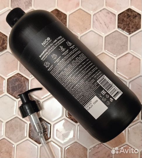 Шампунь для волос в ассортименте 1 литр