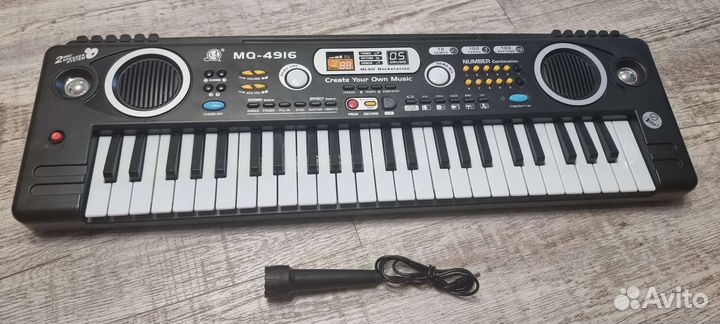 Синтезатор детский с микрофоном