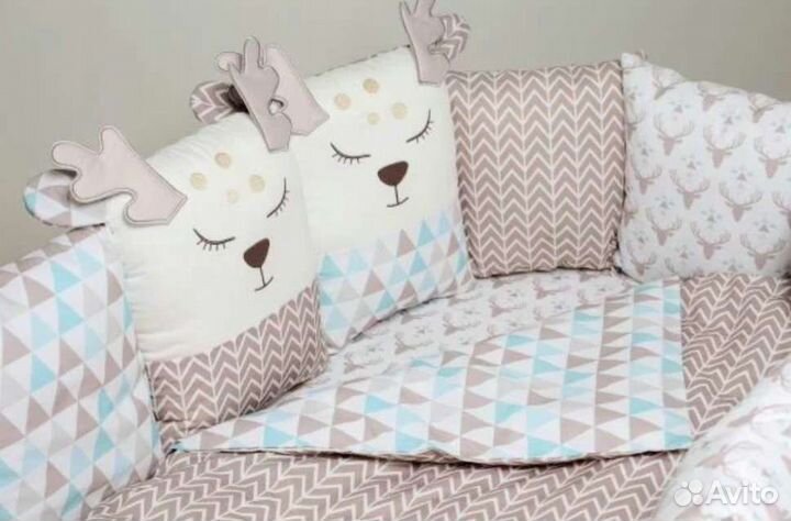 Комплект бортиков в кроватку Lappetti