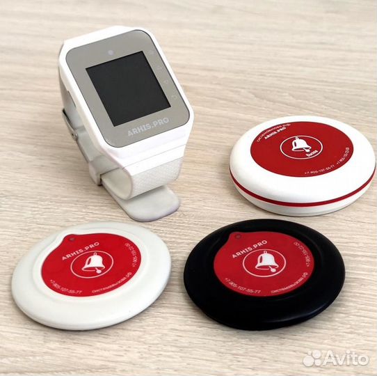 Беспроводная система/кнопка вызова персонала часы