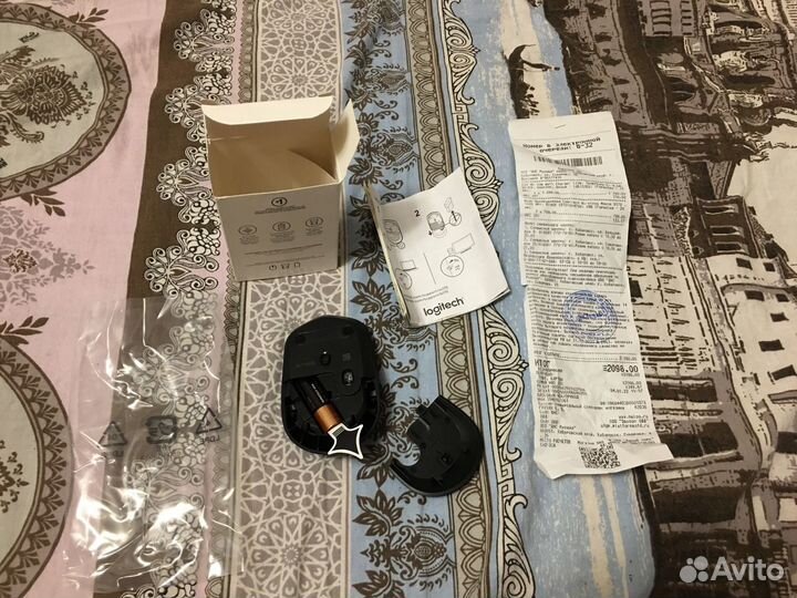 Беспроводная мышь Logitech B170 черная. Новая