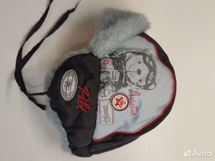 Шапка ушанка зимняя 48