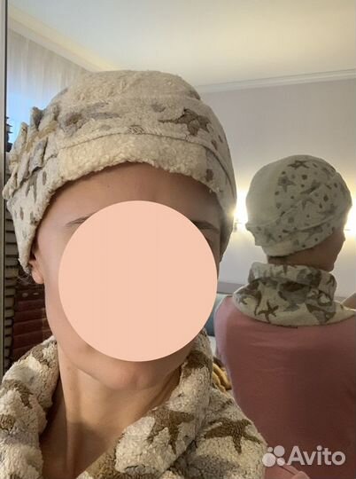 Шапка и шарф комплект демисезонный