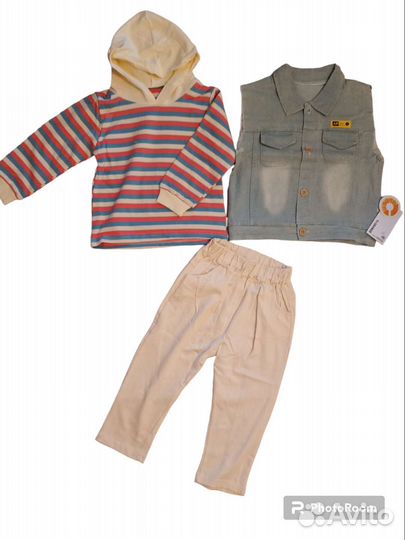 Костюм тройка детский р.100,110