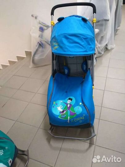 Санки коляска ника