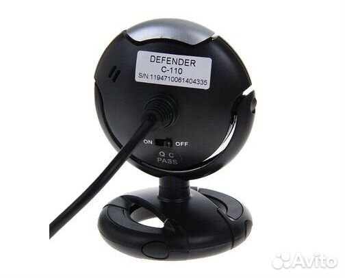 Веб-камера Defender C-110, 0.3 мп