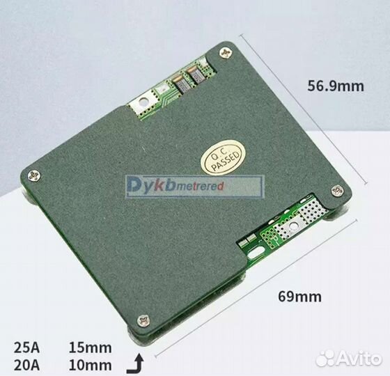 16s 48v 30a Lifepo4 литиевая батарея W BMS Balance