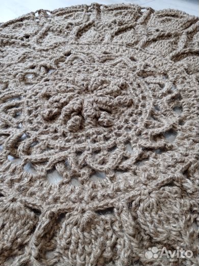 Коврик из джута ручная работа