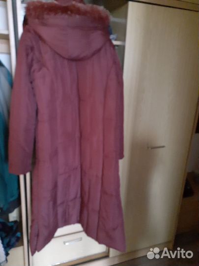 Пальто женское зимнее 50 р.длинное