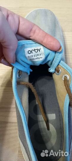Кеды тканевые Orby,41 размер