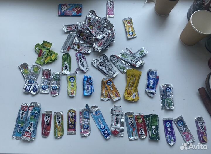 Фантики от жвачек
