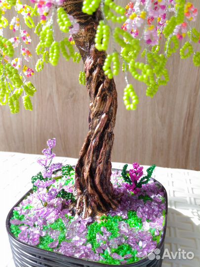 Дерево из бисера