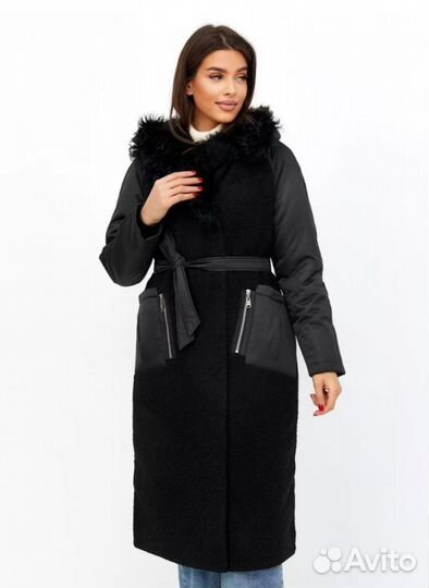 Женское зимнее пальто 54-58 новое