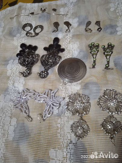 Серьги бижутерия СССР