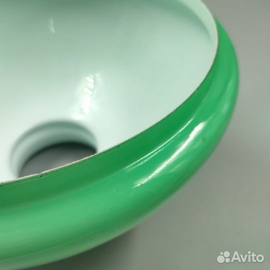 Винтажный зеленый плафон