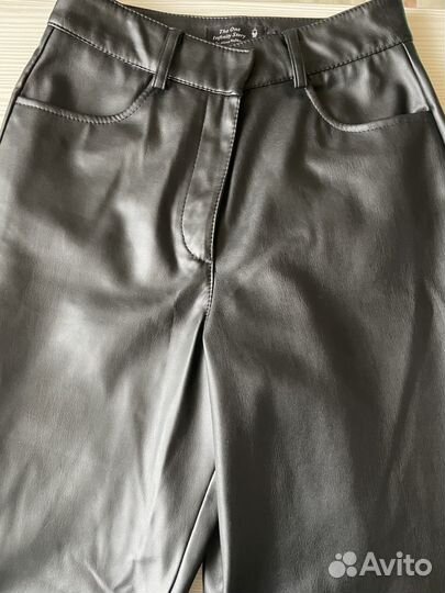 Брюки кожаные