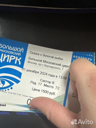 Билет в цирк