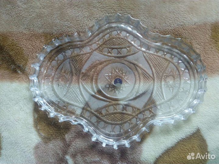 Хрустальный поднос