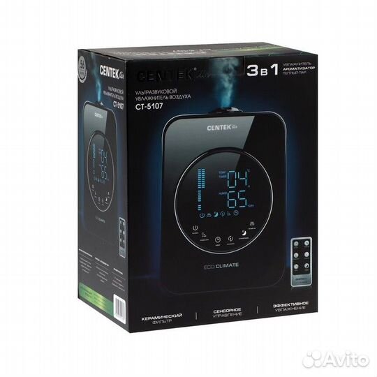 Увлажнитель воздуха CentekCT-5107, 40 Вт, 4.5 л, 2