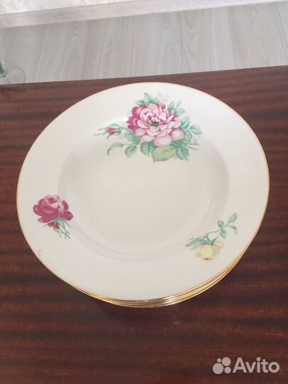 Столовый фарфоррвый сервиз Шиповник