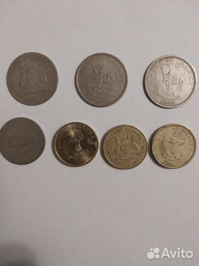 Монеты стран Африки