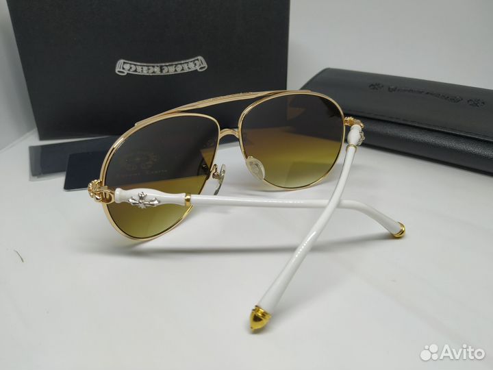 Chrome Hearts очки солнцезащитные капли