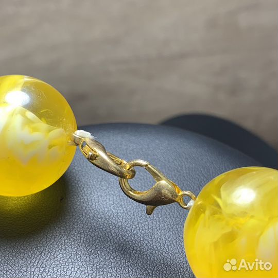 Винтажное Ожерелье Крупные Шары Чокер Бусы СССР