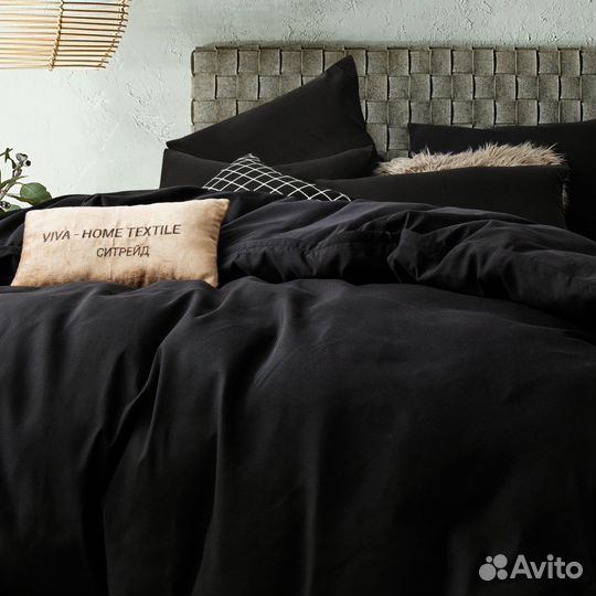 Комплект постельного белья Однотонный Сатин