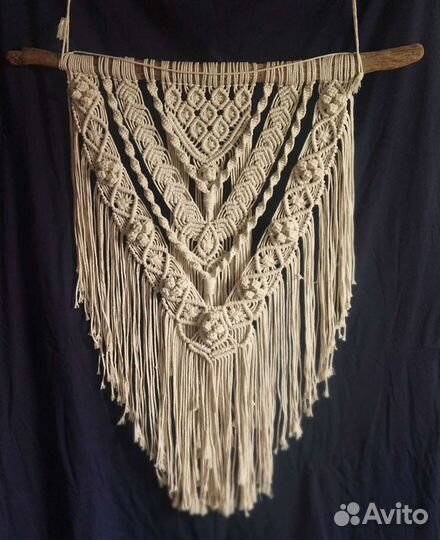 Макраме панно, салфетки, декор, абажур