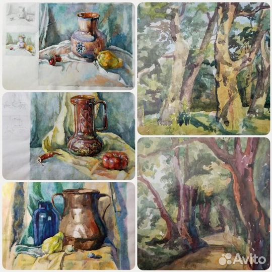 Преподаватель по изо. Портреты на заказ