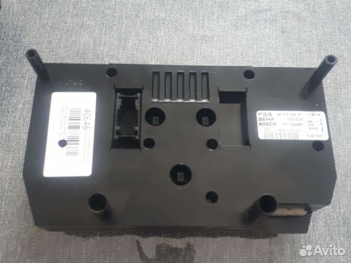 Citroen Xsara picasso управление климатом