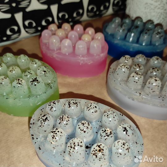 Мыло ручной работы массажное